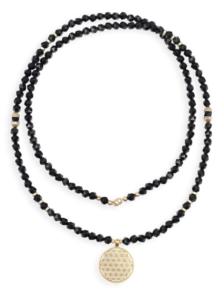 Bransoletka Flower Of Life S – Onyks