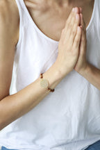 Flower Of Life Bracelet - Sandalwood