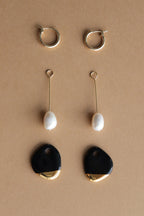 Arp Pearl And Porcelain Earrings - Dark Green