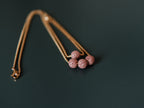 Diffuser Set, Necklace and Bracelet - Pink Lava