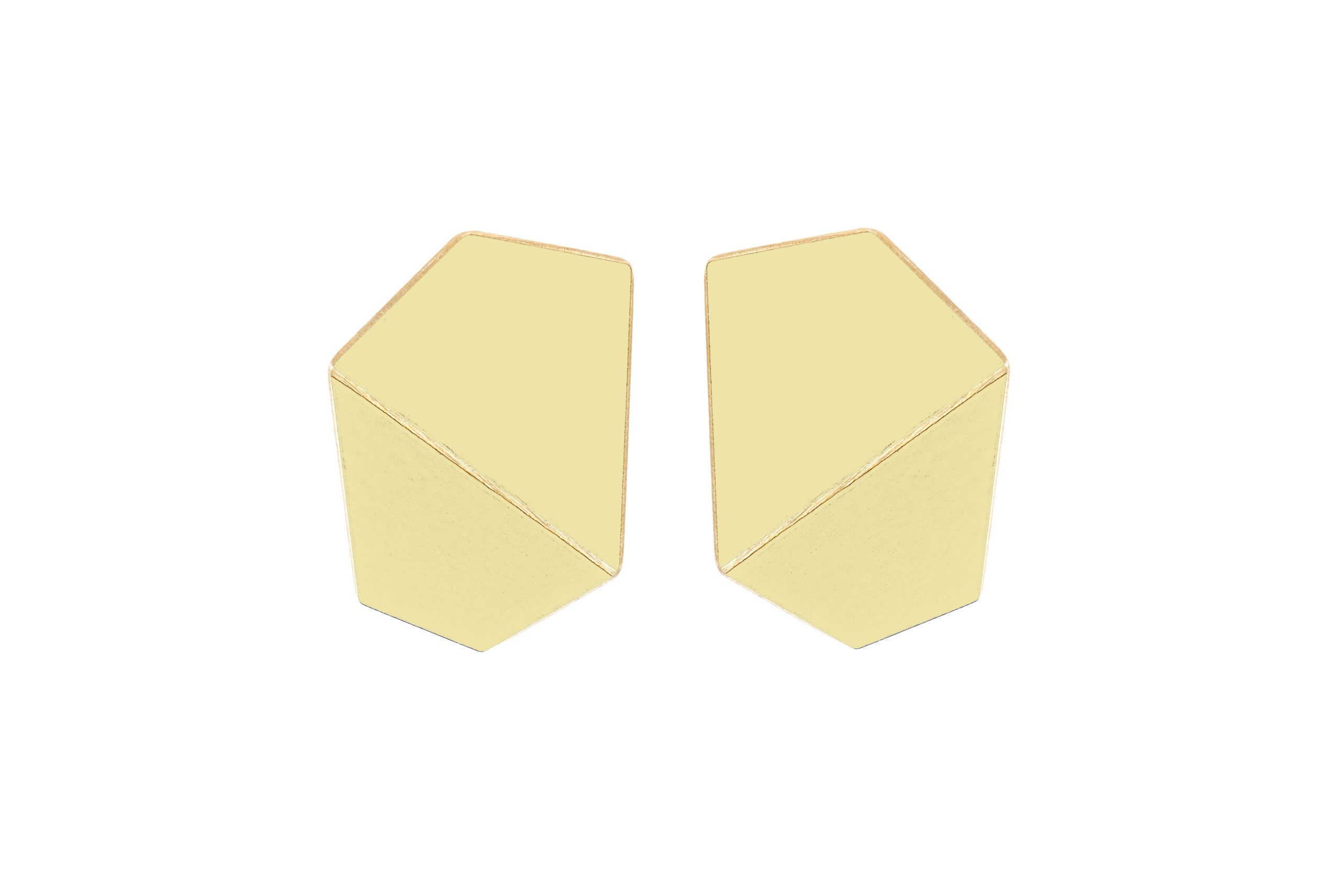 Kolczyki Folded – Szerokie Składane