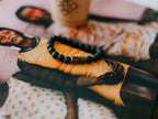 Lava Bracelet with 8mm Tiger Eye for Men